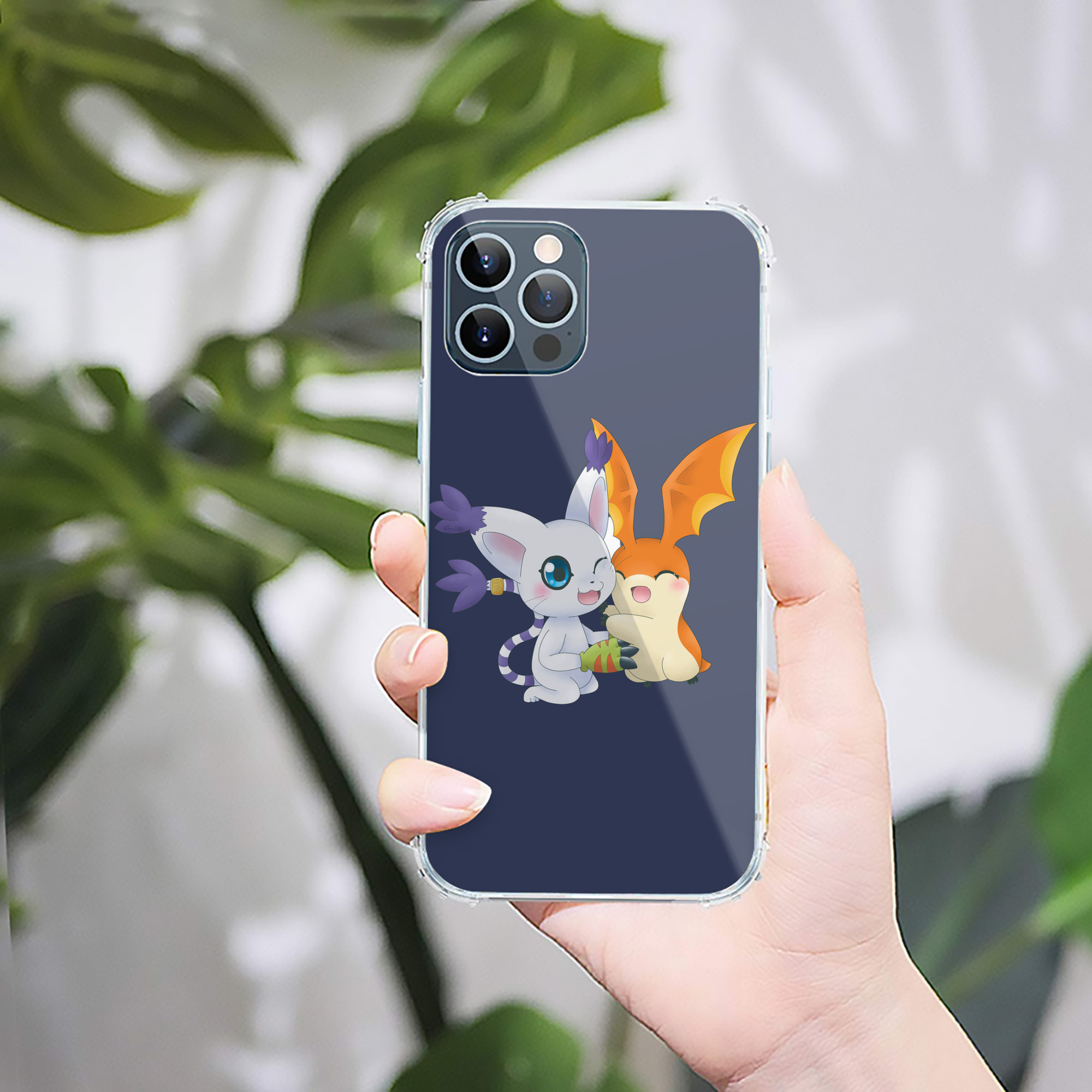 （画像用） Digimon デジタルモンスター/デジモン 【iPhone 12シリーズ対応】透明スマホケース（クリアソフトケース）